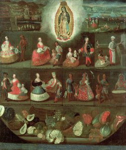 Dziewica z Guadalupe, Meksyku autorstwa Luis de Mena