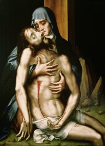 Pieta (olej na desce)