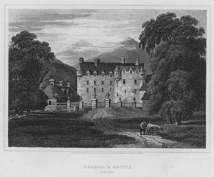 Zamek Traquair, Peebleshire (grafika)