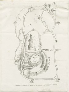 Zamek Dudley: litografia, bd [ok. 1825] autorstwa Luke Booker