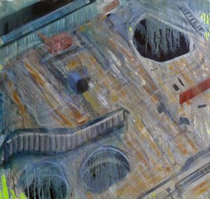 Metastruktura V, 2015 (olej na płótnie)