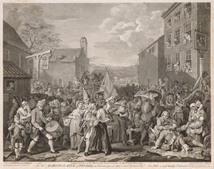 Marsz do Finchley w roku 1746 (po Hogarth)