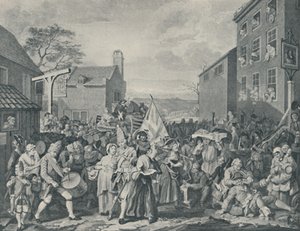Marsz gwardii w kierunku Szkocji, 1745, 1920