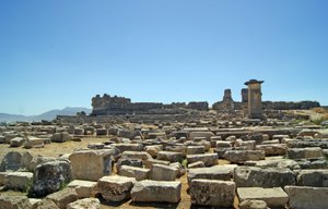 Widok wykopalisk z Agory, Ksantos, Turcja autorstwa Lycian