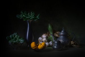 Ciemna martwa natura ze zbiorów autorstwa Lydia Jacobs