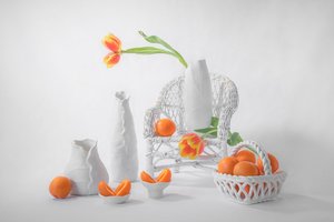 Eleganckie tulipany i cytrusy autorstwa Lydia Jacobs