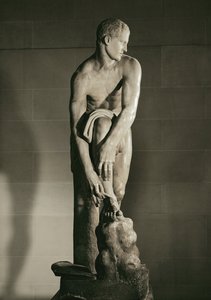 Hermes wiążący sandał ... autorstwa Lysippos (after)