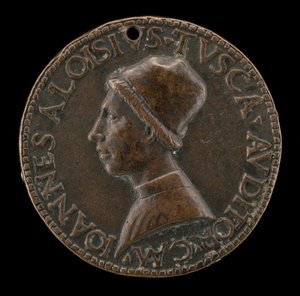 Giovanni Alvise Toscani, ok. 1930 r. 1450-1478, mediolański radca prawny, rzecznik konsystorski... [awers].