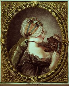 Prowokująca wierność grawerowana przez Louisa Marina Bonneta (1743-93) autorstwa M.A. (after) Parelle