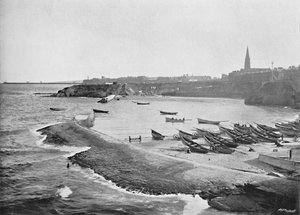 Zatoka Cullercoats, Tynemouth, ok. 1896 r.