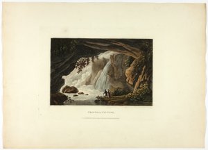 Grota Neptuna, płyta dwudziesta trzecia z Ruin Rzymu autorstwa M. Dubourg