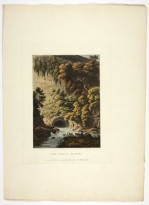 Cloaca Maxima, płyta trzecia z Ruin Rzymu autorstwa M. Dubourg