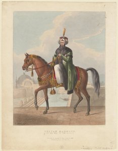 Portret Mahmuda II 1785-1839, sułtana Imperium Osmańskiego, 1829 autorstwa M. Gauci