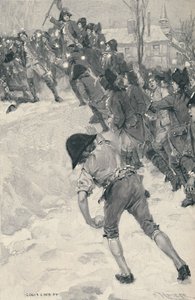 Bonaparte atakuje forty śnieżne w szkole Brienne, 1896 r.
