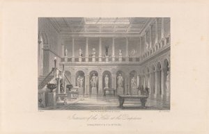 Wnętrze hali w Deepdene autorstwa M. J. Starling