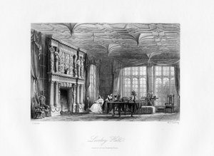 Salon, Loseley Hall, Guildford, XIX wiek.