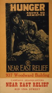 Głód nie zna rozejmu – Near East Relief, 1919 autorstwa M. Leone Bracker