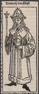 Henryk Piąty autorstwa M. & Pleydenwurff W. (d.1494) Wolgemuth