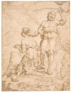 Ofiara Abrahama autorstwa Maarten van Heemskerck