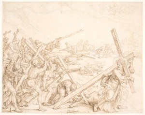 Fiat voluntas tua (Bądź wola Twoja) autorstwa Maarten van Heemskerck
