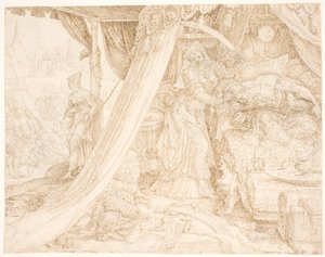 Judyta odcina głowę Holofernesa autorstwa Maarten van Heemskerck