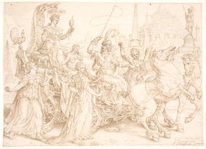 Rydwan triumfalny Duma autorstwa Maarten van Heemskerck