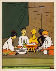 "Ryż w południe" (kolorowa litografia)