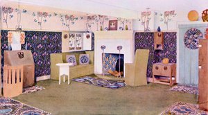 Projekt salonu w Falkewood, ok. 1906