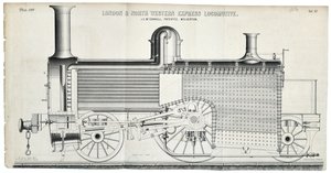 Tablica lokomotywy London i North Western Express nr 138 autorstwa Mackay & Kirkwood