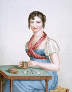 Grafik, rytowany przez Augranda, ok.1816