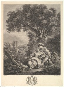 Pensant-ils à ce mouton Czy myślą o owcach, koniec XVIII wieku. autorstwa Madame Jourdan