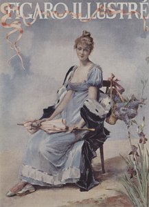 Kwiaty maja. Okładka Le Figaro Illustre, maj 1894
