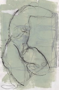 Szkicownik 13, 2024 (tempera, węgiel na papierze) autorstwa Madgalena Morey