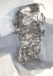 Torso 6, 2022 (węgiel na papierze)