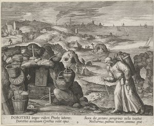 Św. Doroteusz z Gazy jako pustelnik, 1600 r.