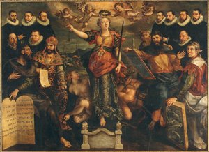 Trybunał Mennicy Brabanckiej w Antwerpii, 1594.