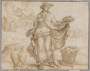 Abigail autorstwa Maerten van Heemskerck