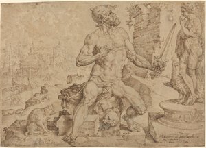 Symeon Patriarcha autorstwa Maerten van Heemskerck