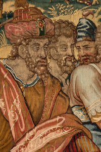 Historia Gideona, koniec XVI wieku (jedwab i wełna) autorstwa Maerten van Heemskerck