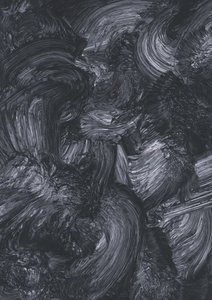 Dynamiczna szara abstrakcja autorstwa Maira Ribena