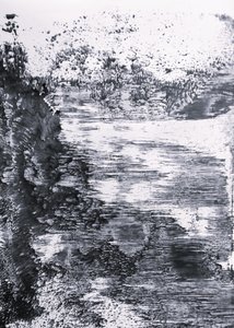 Monochromatyczne odbicie w rzece autorstwa Maira Ribena