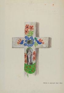 Cementowy Kamień Głowy, ok. 1900 r. 1937. autorstwa Majel G. Claflin