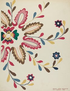 kołdra talerzowa autorstwa Majel G. Claflin