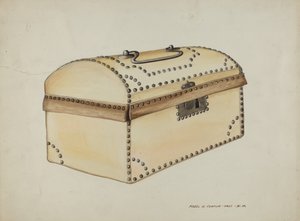 Pudełko pokryte skórą 1937. autorstwa Majel G. Claflin