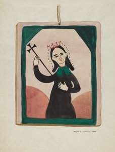 Ołtarz Dziewicy, ok. 1930 r. 1937. autorstwa Majel G. Claflin