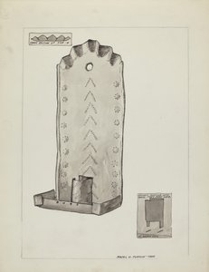 Kinkiet z cyny, 19351942. autorstwa Majel G. Claflin