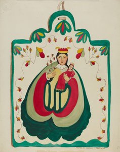 Ołtarz drewniany, Św. 1937. autorstwa Majel G. Claflin