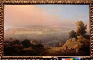 Jerozolima (Izrael) (Jerozolima) - Obraz Maxim Nikiphorovich Vorobyev (Vorobiev) (1787-1855), olej na płótnie