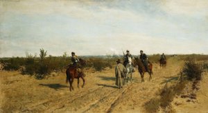 Patrol powstańczy autorstwa Maksymilian Gierymski