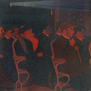 W kinie, ok. 1915 (olej na płótnie)